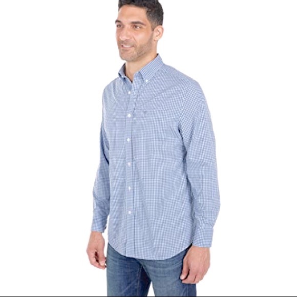 Southern Tide Other - Southern Tide Men’s Skipjack Navy Gingham Shirt XL